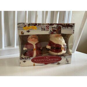 Vintage Publix Salt & Pepper Shaker Christmas Santa